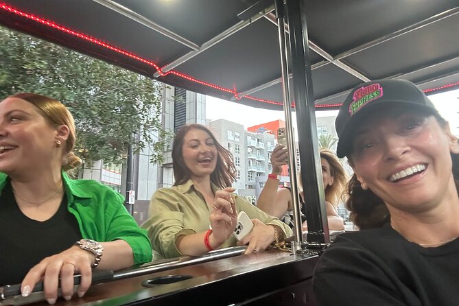 2 Hours Party Bike Pub Crawl Tour in Glendale California - Paperback Brewing Company: 30 minutes of beer and patio time