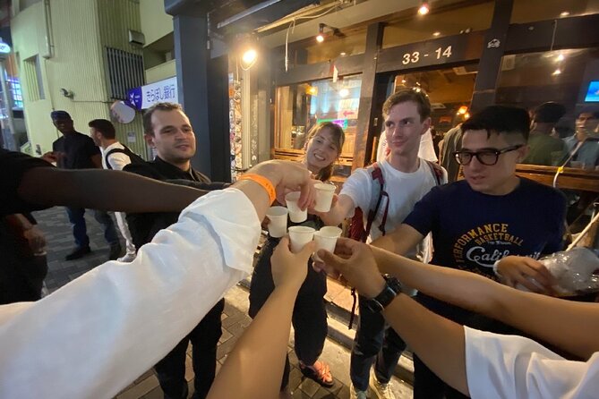 3Hour Osaka Pub Crawl Bar Hopping Nightlife Guided Tour in Namba - Starting at HUB Shinsaibashi at 7 p.m.