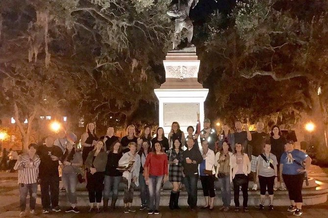 90 Minute Historic Savannah Walking Haunted Bar Pub Crawl - Madison Square and the memory of Sergeant William Jasper