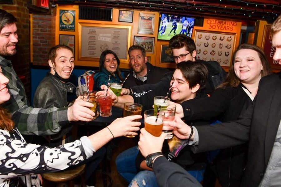 Asheville: Terrors, Boos and Booze Haunted Pub Crawl - The Flatiron Building and a rooftop view