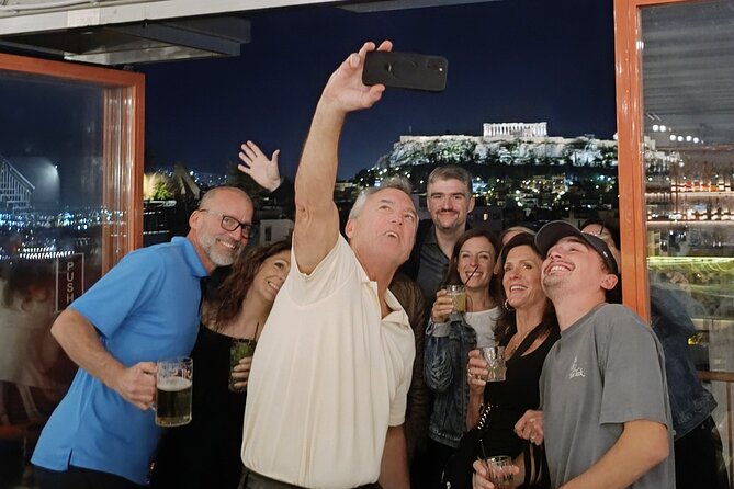 Athens: Rooftop Pub Crawl w/ Acropolis Views & Party - The first rooftop and the Acropolis reveal