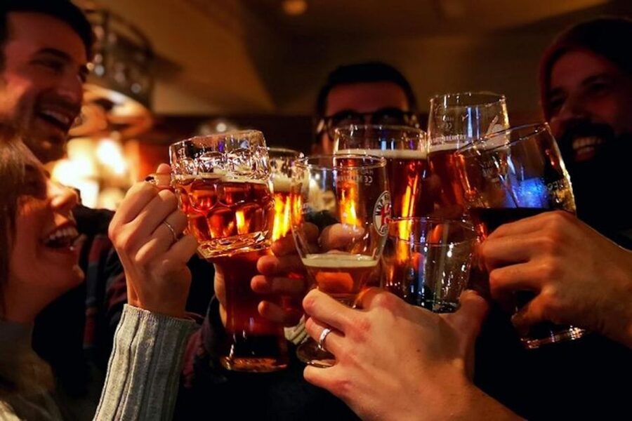 Austin: Downtown Live Music Pub Crawl - Friends Bar: your first taste of the route