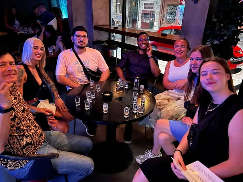 Belgrade: Bar Pub Club Crawl with 1 Hour Unlimited Drinks - Three short stops at changing venues