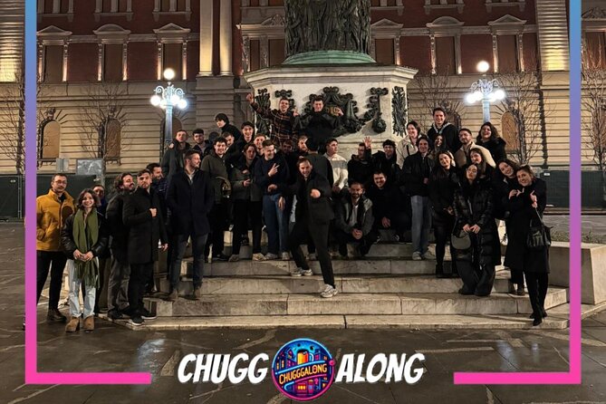 Belgrade Chuggalong - Pub Crawl - Reaching a Belgrade club at the end