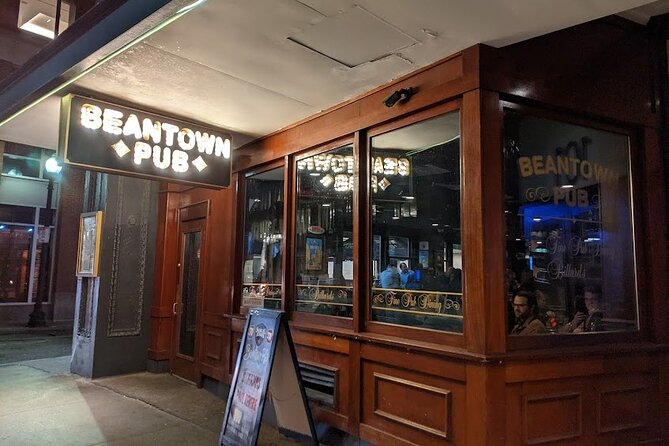 Boston Ghosts Boos and Brews Haunted Pub Crawl - Beantown Pub finishes beside Sam Adams’ grave