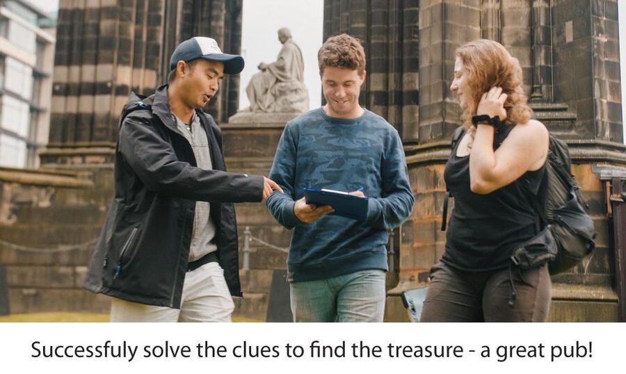 Bristol: Fun Puzzle Treasure Hunt to a Pub! + Team Racing! - Starting at St Peters Church in Castle Park