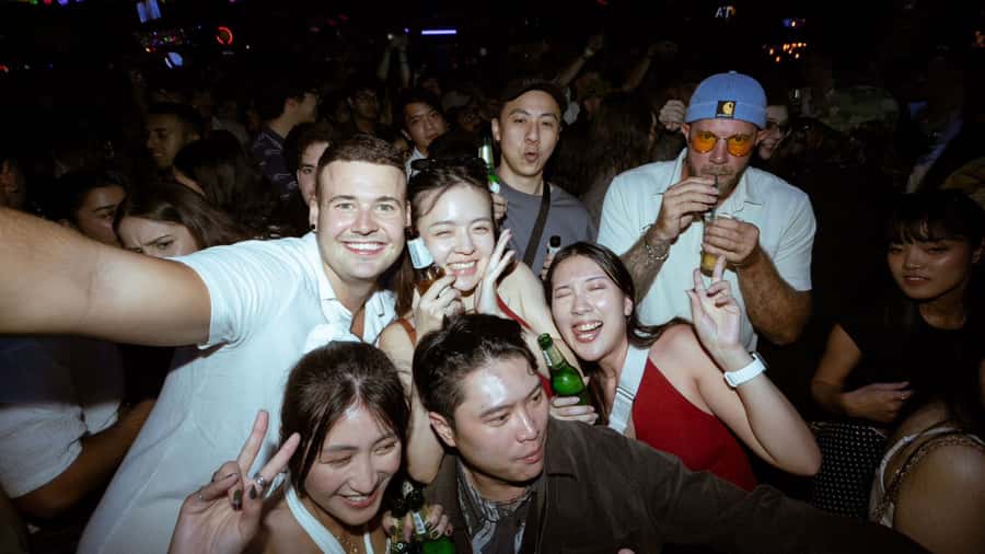 Chiang Mai Pub Crawl: 4 Venues, Beer Buffet & VIP Entry - The Library adds cocktails and a fiery show