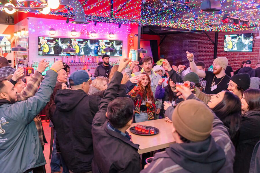 Downtown Denver Pub Crawl - Food & Drinks Included! - Five or six venues, with the final stop at Mile High Spirits