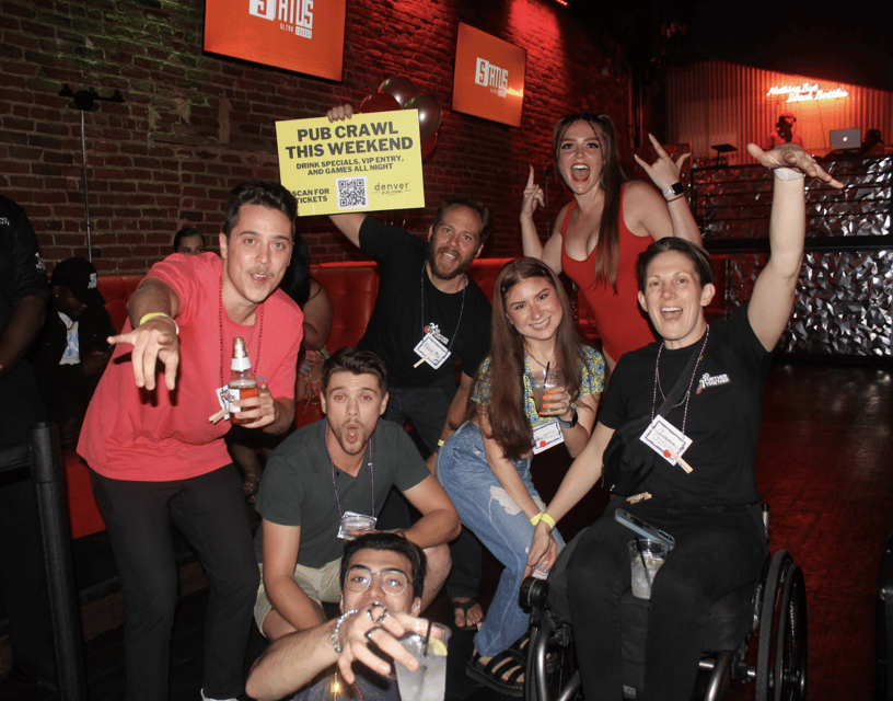 Downtown Denver Pub Crawl - Food & Drinks Included! - Cancellation and booking flexibility
