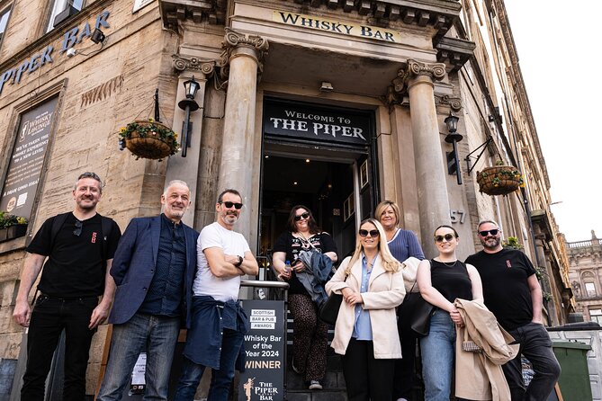 Explore Glasgow: Scottish Rogue Whisky Walking Pub Crawl - Three tastings, three settings, one compact route