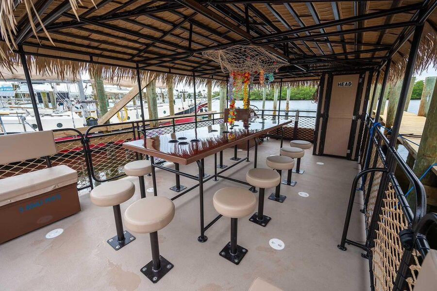 Fort Myers Beach: Adults only BYOB Tiki Pub Daytime Cruise - Wildlife sightings: dolphins and manatees