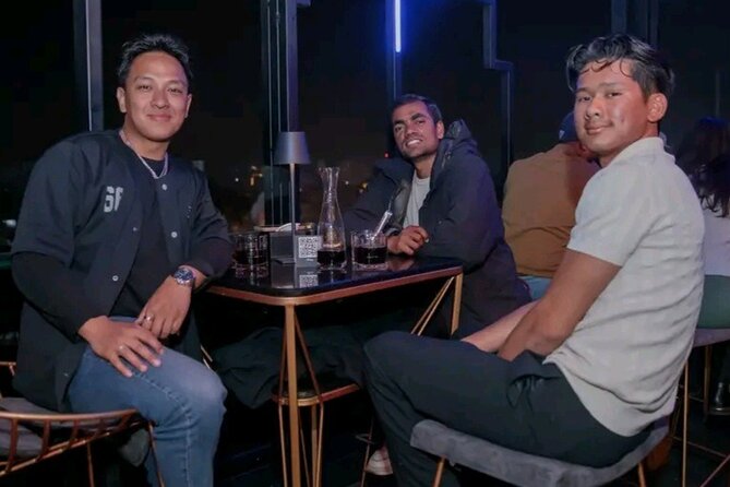 Kathmandu: Nightlife and Pub Crawl Tour - The first rooftop stop and the welcome drink