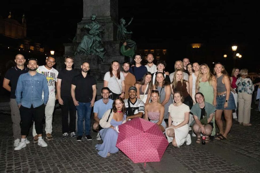 Krakow: Pub Crawl 1H Open Bar, VIP Entry & Welcome Shots - Starting at Adam’s Statue at 9:00 PM