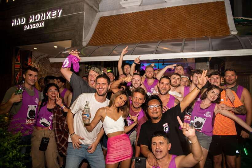 Mad Monkey Bangkok Pub Crawl - Rere at About 11:15 PM