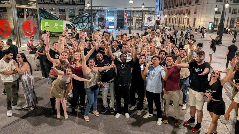 Madrid: Pub Crawl & Club Tour - What the central Madrid route feels like