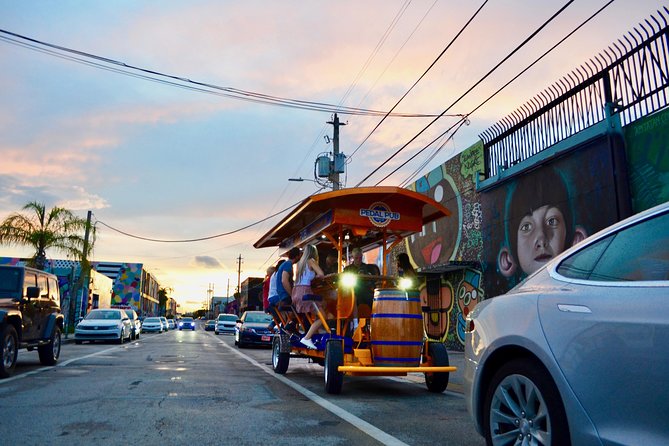 Miami Pedal Pub: Arts District Party Bike Pub Crawl - What this Wynwood pedal pub crawl is really like