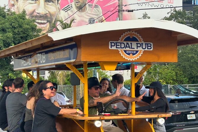 Miami Pedal Pub: Arts District Party Bike Pub Crawl - Timing, transport, and booking concerns