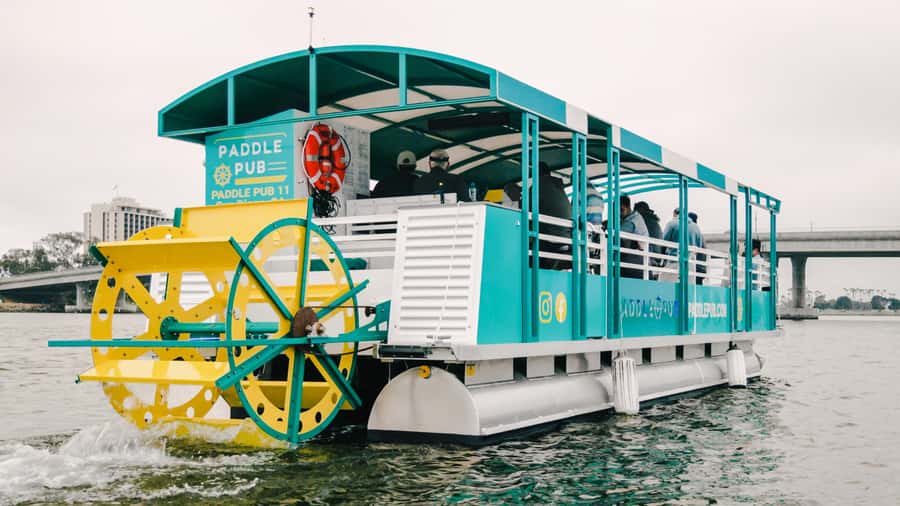Mission Bay San Diego: Paddle Pub Party Cruise - Pedal stations, dancing, and music on the water
