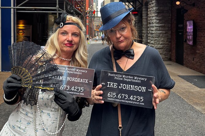 Nashville Noir: Murder Mystery Game & Pub Crawl - What the $39.95 price really covers