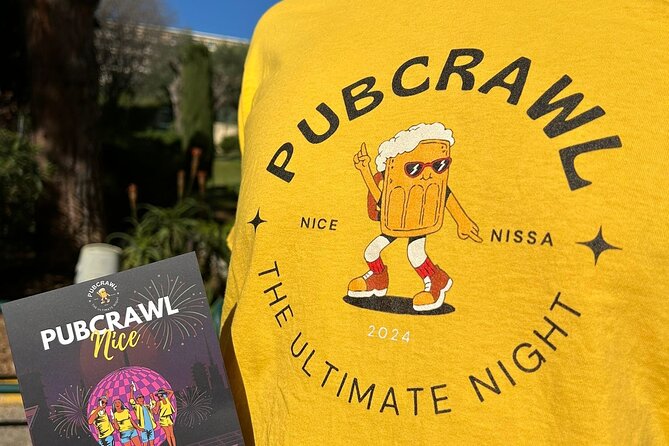 Nice: Pub Crawl Yellow – Social Bars, Games & VIP Club Entry - 1am at 305 Vice Club