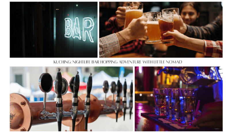 Nomadic Nightfall: Kuching Pub Crawl Adventure - 8:00 PM pickup at Kuching Waterfront or your hotel