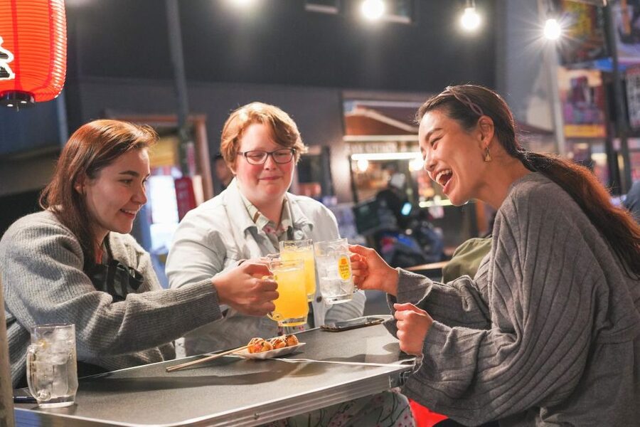 Osaka: Bar-Hopping Night Tour in Namba - The long second visit: small plates and local conversation