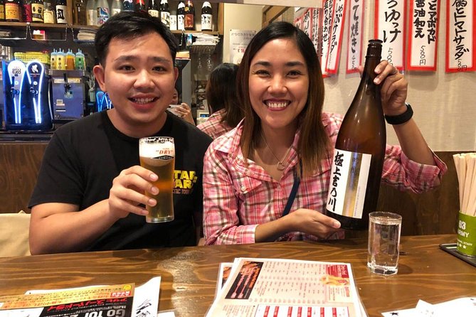 Osaka Bar Hopping Night Walking Tour in Namba (3 bars, 6 tastes) - Hozenji Temple and the moss-covered Fudo statue