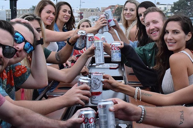 Paddle Pub San Diego Party Cruise: Drinks & Dancing for up to 26 - The view toward Belmont Park and Mission Beach