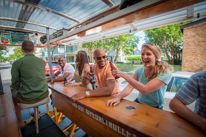 Party Bike Pub Crawl of Downtown Pensacola - How the two-hour pedal trolley works