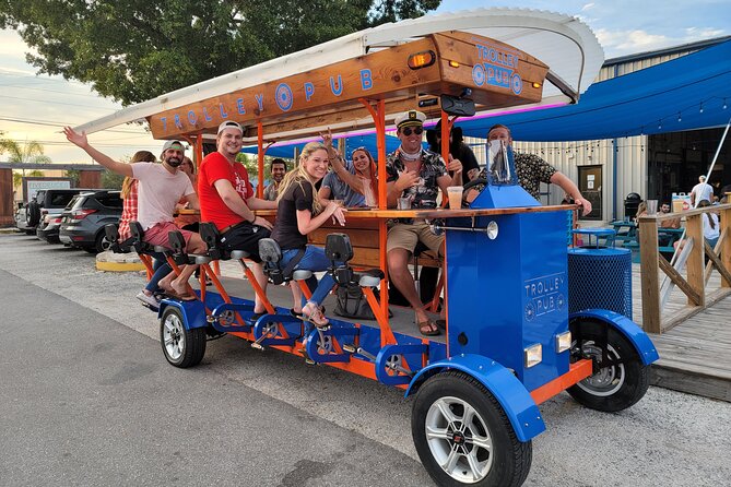 Party Bike through St. Pete with Bar+Mural Stops on Trolley Pub - Pedaling Through Murals, Shops, and Bars