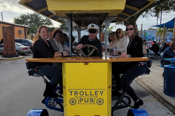 Party Bike through St. Pete with Bar+Mural Stops on Trolley Pub - How the Four Stops Fit Together