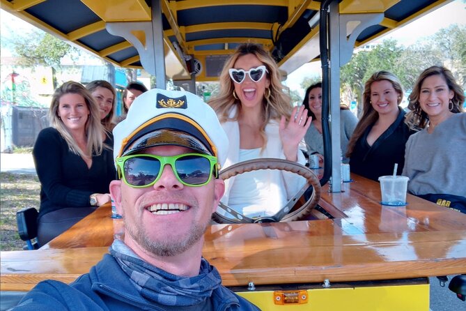 Party Bike through St. Pete with Bar+Mural Stops on Trolley Pub - Music, Photos, and the Social Side