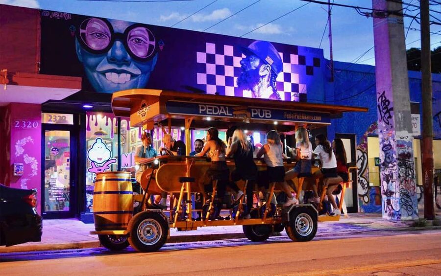 Pedal Pub Miami: Art District Party Bike Pub Crawl - What the Electric Assist Really Adds