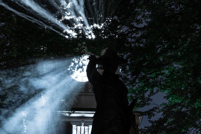 Philly Ghosts Boos and Booze Haunted Pub Crawl - Independence Beer Garden starts the evening