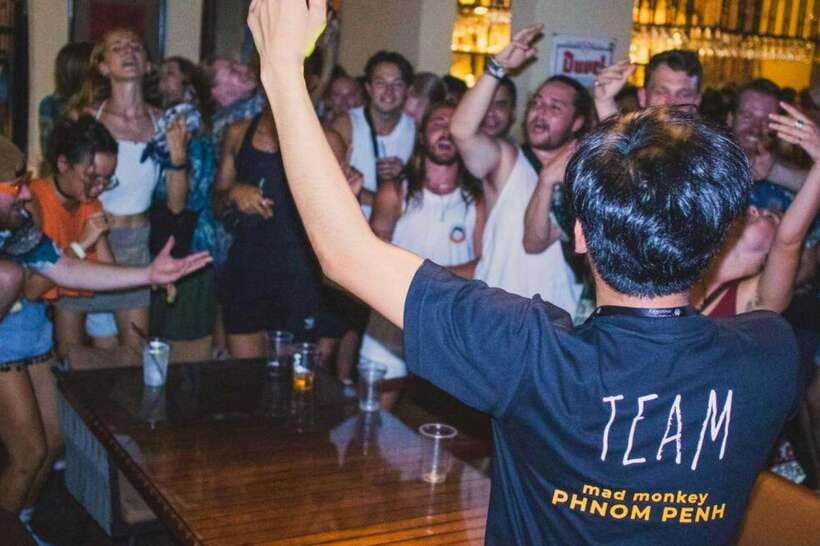 Phnom Penh Pub Crawl with Free Mad Monkey Singlet - 7:00 PM at Mad Monkey Phnom Penh