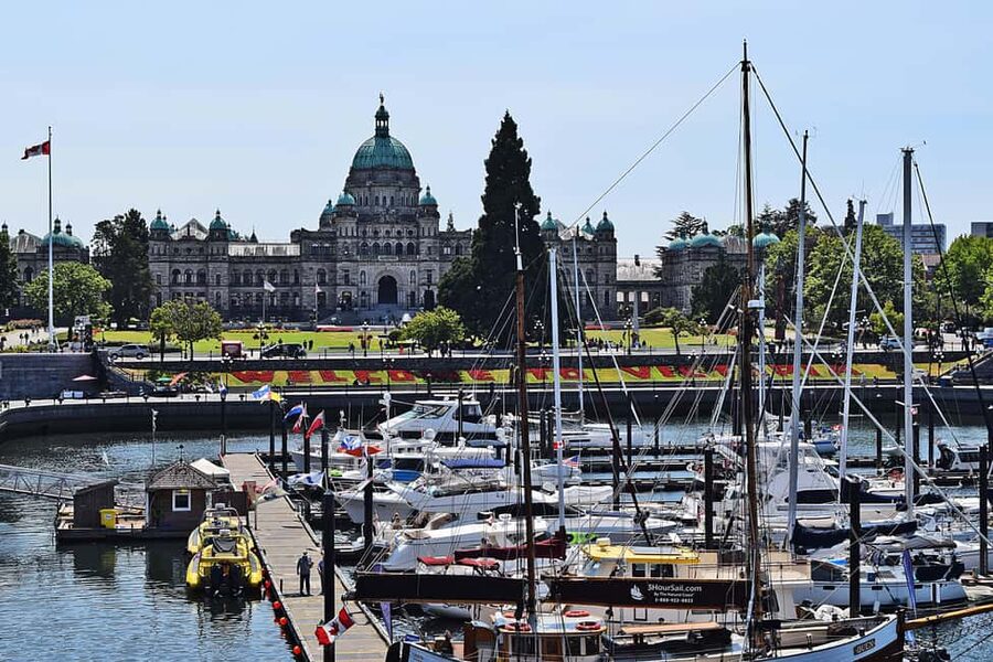 Pickle Pub Crawl: Ferry Rides and Appetizers - Songhees Park: a change of view across the water