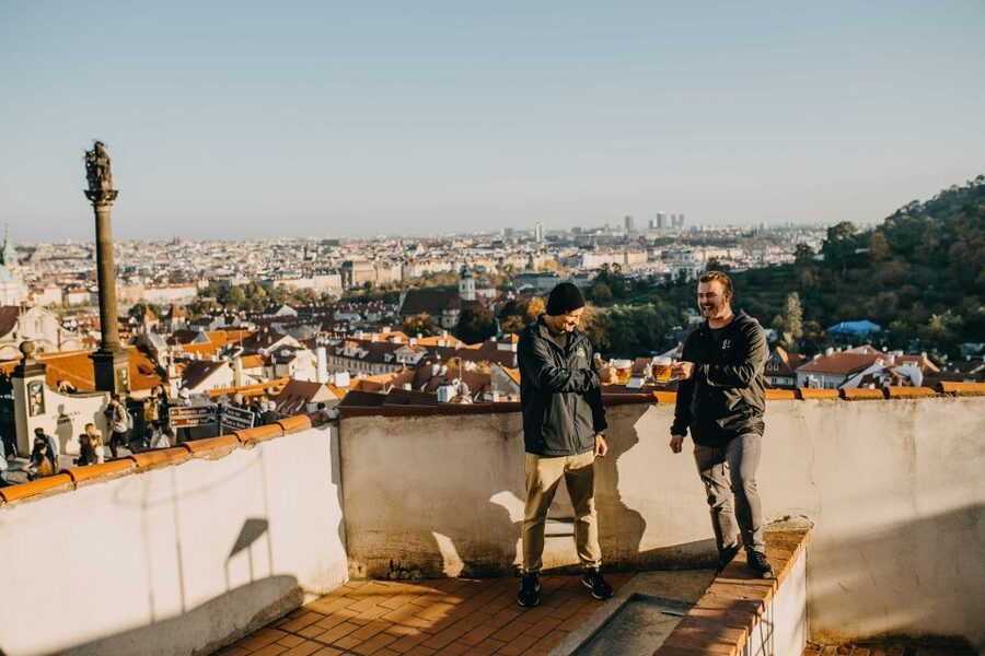 Prague: Castle Side Breweries & Pubs Guided Walking Tour - Four beers, from Pilsner Urquell to monastery brewing