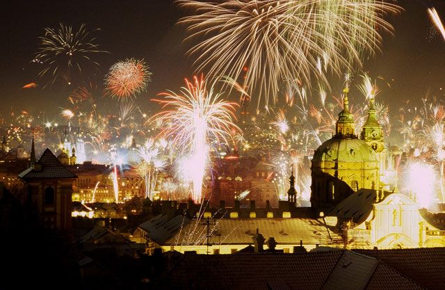 Prague: New Year's Eve Pub Crawl & Karlovy Lazne Club Entry - Reaching Karlovy Lázně beside Charles Bridge
