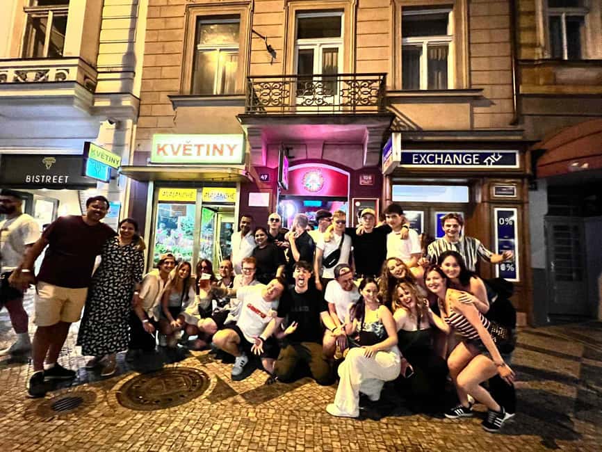 Prague: Pub Crawl with Shots & Entrance to Rooftop Club - Starting at Recovery Room in central Prague