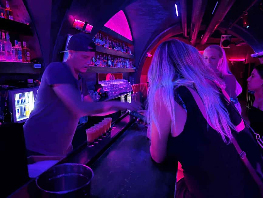 Prague: Pub Crawl with Shots & Entrance to Rooftop Club - The second and third bars: discounts, photos, and a changing pace