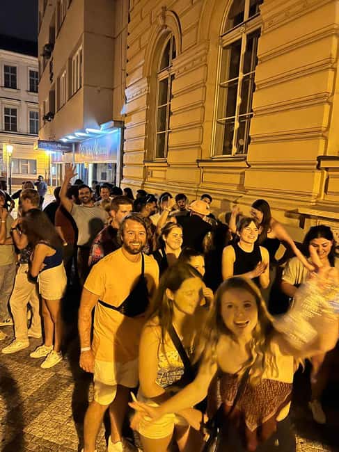 Prague: Pub Crawl with Shots & Entrance to Rooftop Club - Meeting the group through games and shots