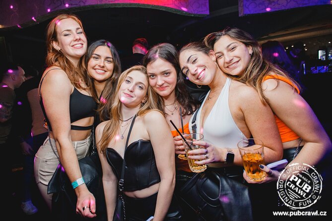 Prague Pub Crawl with Unlimited Drinks & 5 story club Entry - Chapeau Rouge and the second unlimited-drink period