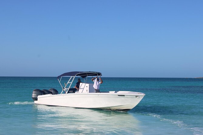 Private speed boat beach and bar hopping visiting Rose island - Beach time for children and adults