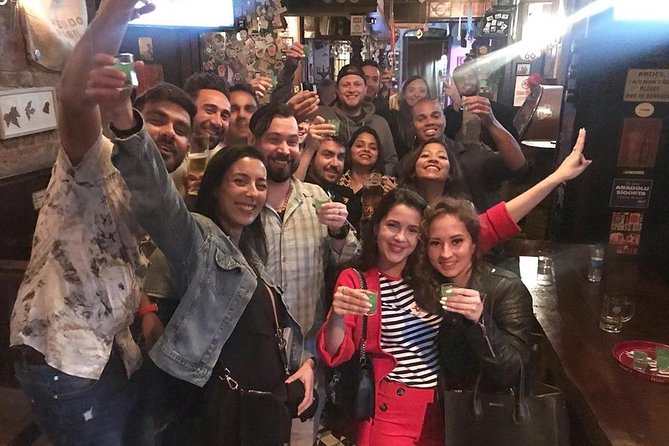 Pub Crawl Istanbul / Rooftop Clubs & Party Bus - Walking through Asmalı Mescit and Nevizade