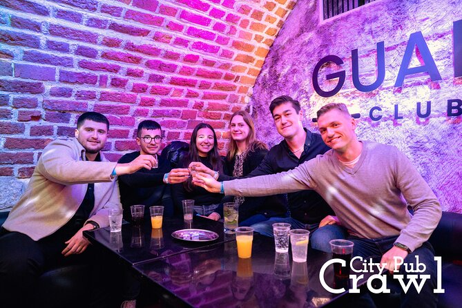 Pub Crawl Unlimited Drinks then 5 Best Clubs in Krakow with VIP - Timing, group size, and the six-hour commitment