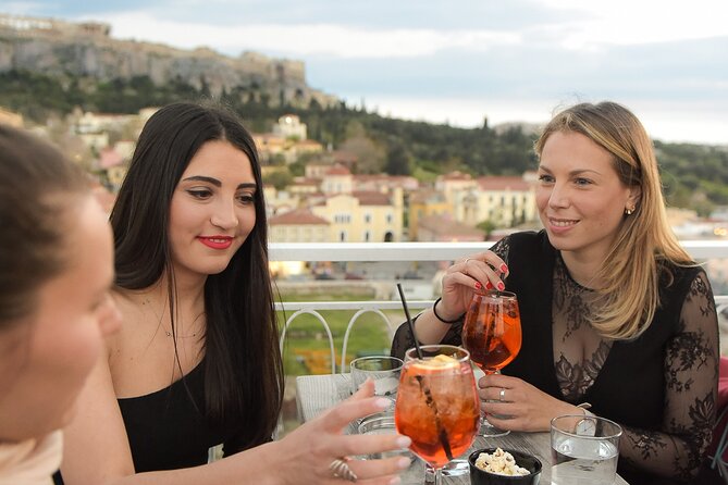 Rooftop Bar Hopping in Downtown Athens - The second rooftop, a busier and more tourist-focused stop