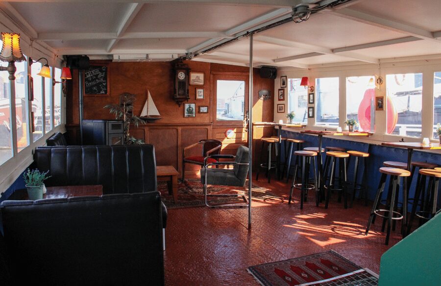 Rotterdam: Pub Cruise with Drinks and Bites - Rotterdam’s port and skyline from the Maas
