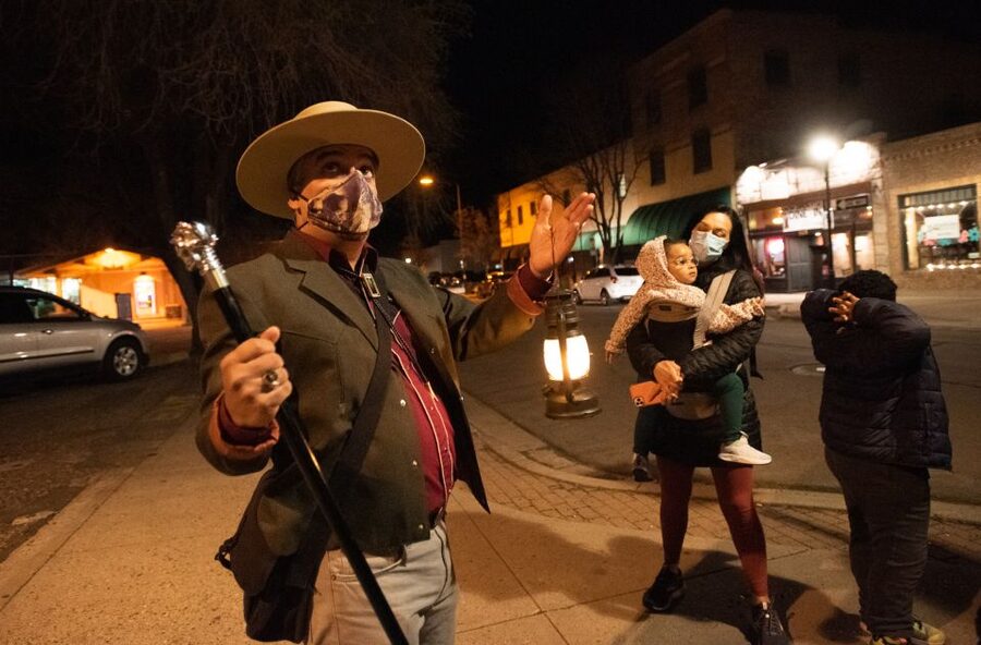 Spirits With The Spirits, Haunted Pub Crawl - Dr. Raymond’s home on Leroux Street