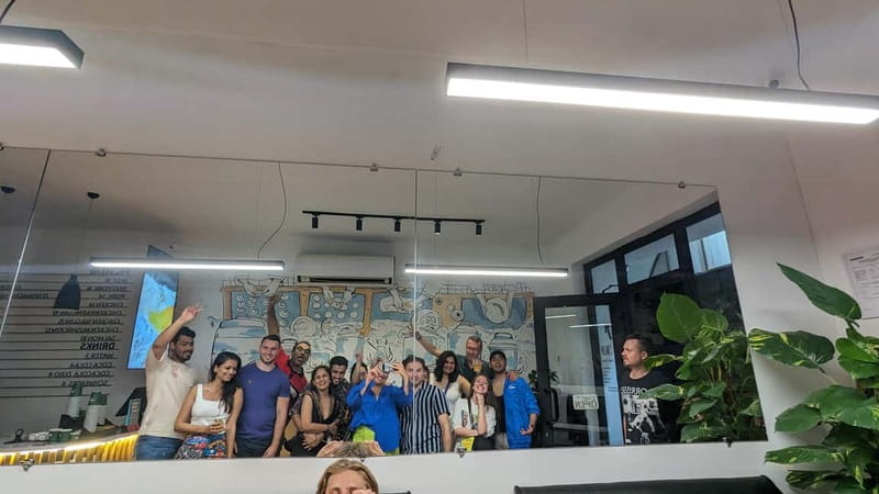 Tbilisi: Irine's Pub Crawls - Starting at Fabrika with wine and cheese
