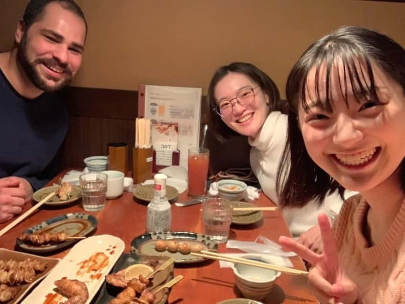 Tokyo:Japanese pub Journey with University Students - A local restaurant instead of a fixed sightseeing stop